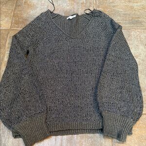 Willow & Clay Charcoal Knit Sweater